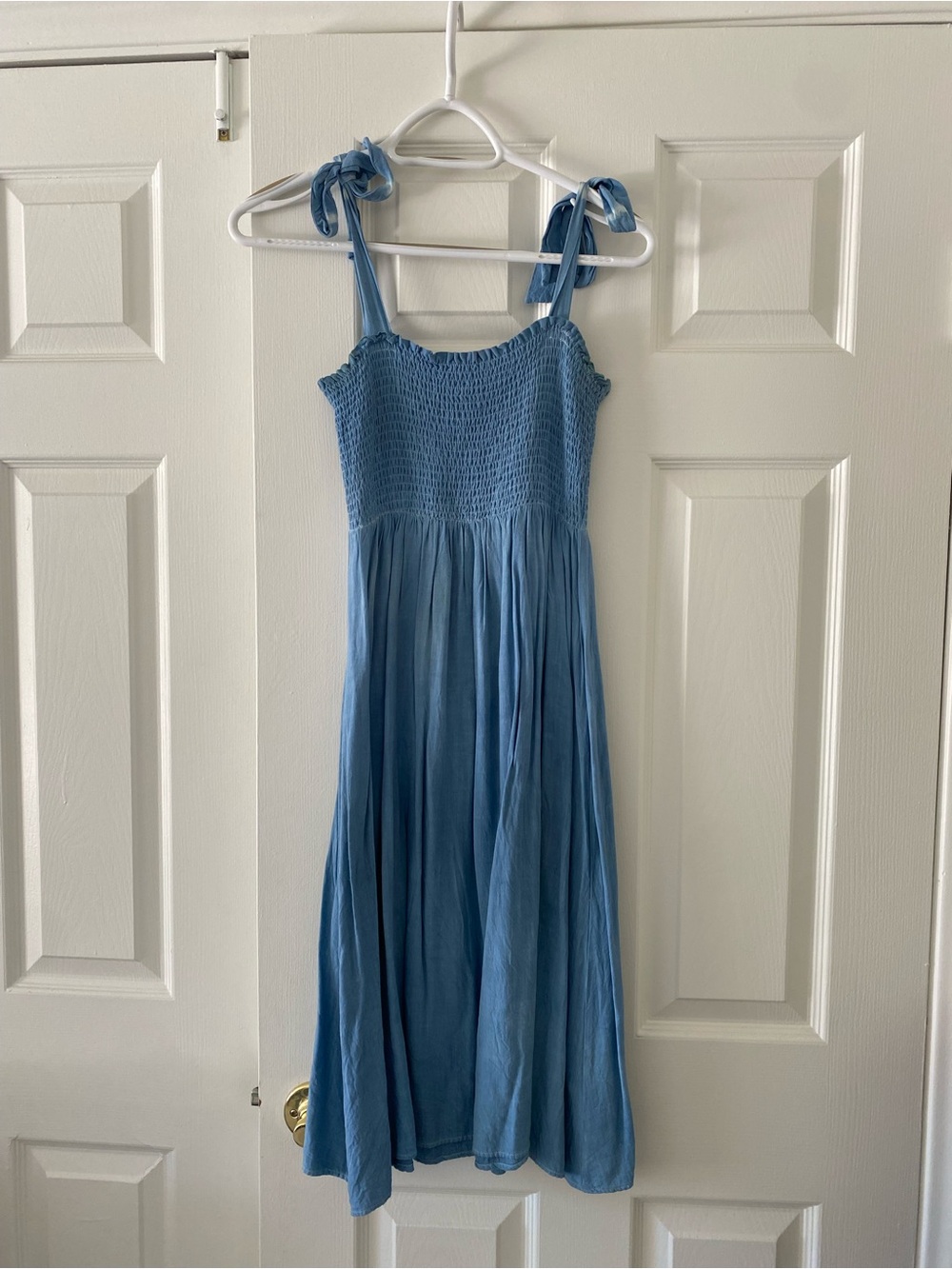 Lulu's Light Blue Smocked Dress
